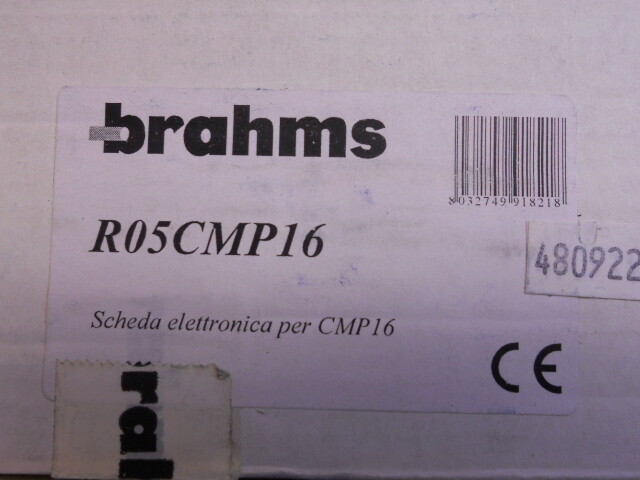 R05CMP16 SCHEDA CMP16 BRAHMS B4 R05CMP16 SCHEDA CMP16 BRAHMS B4