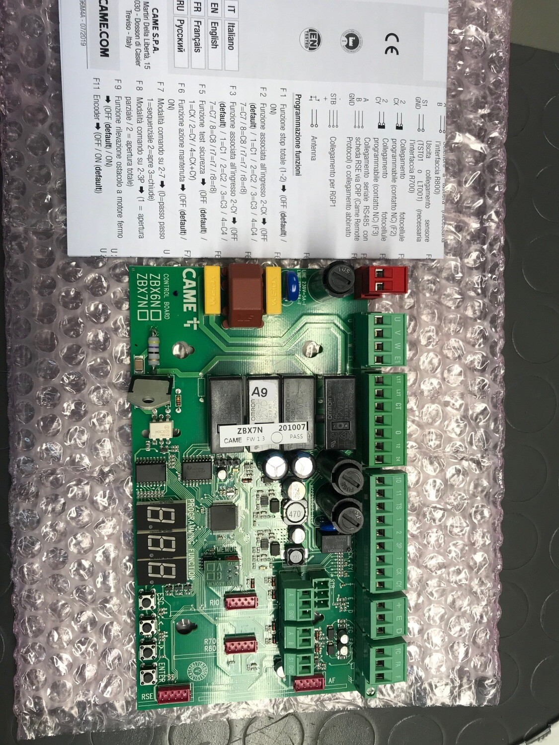 88001-0065 SCHEDA ELELTTRONICA ZBX7N