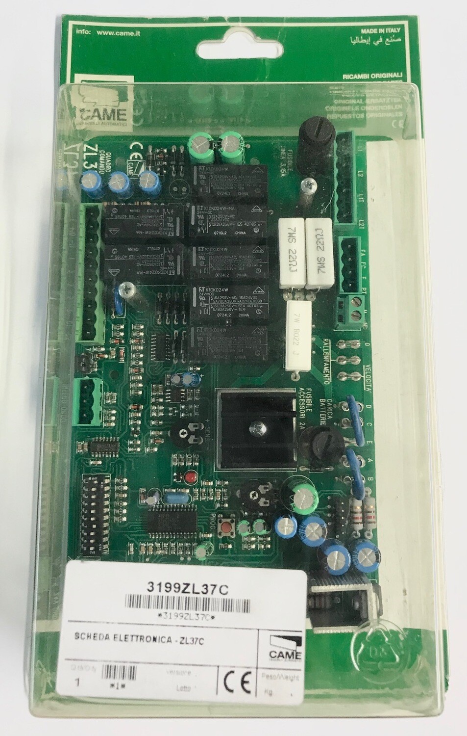 SCHEDA ELETTRONICA ZL37C 3199ZL37C