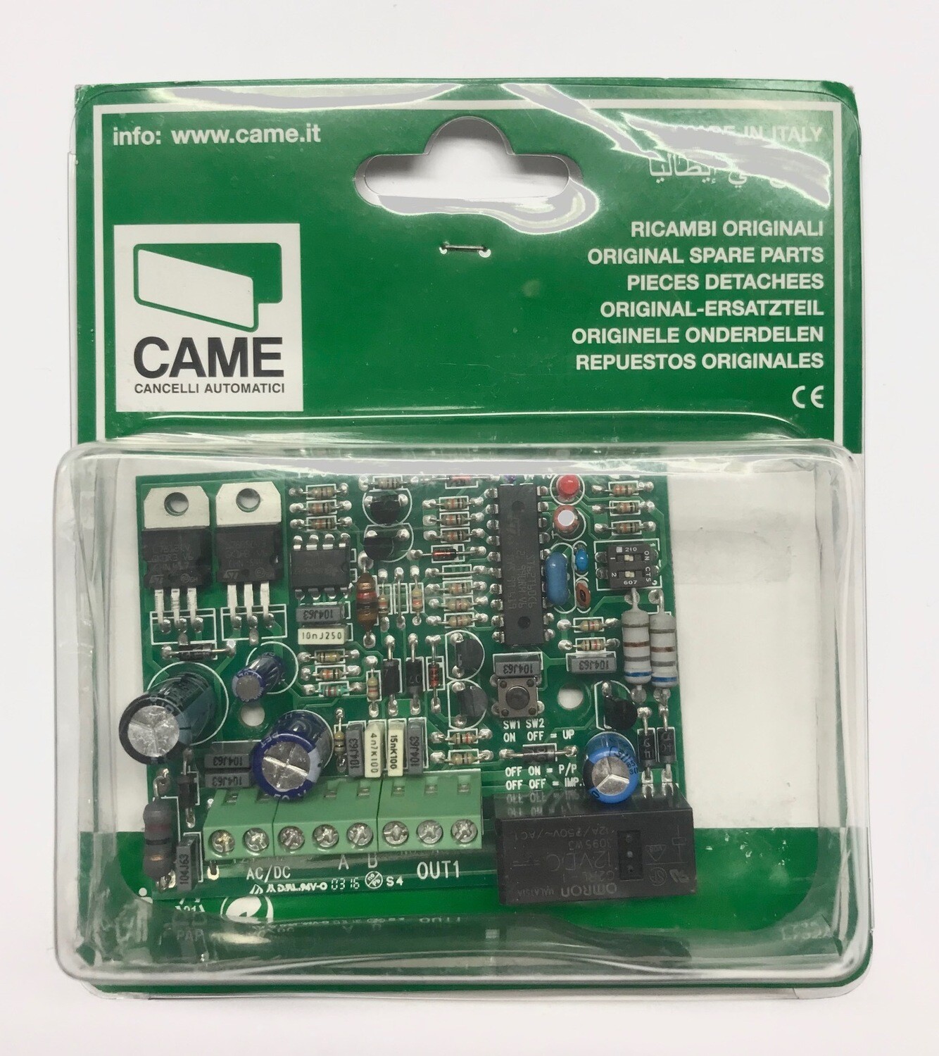 SCH COMANDO 12-24 V AC-DC MONOCANALE 001S0001