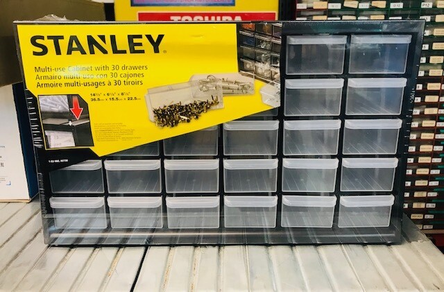 CASSETTIERA STANLEY A 30 CASSETTI PICCOLI MISURE TOT 36X22