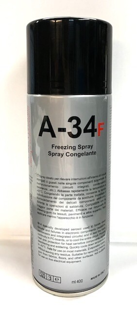 DUE CI ELECTRONIC A-34F BOMBOLETTA SPRAY REFRIGERANTE 400 ml
