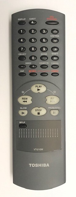 TELECOMANDO VCR TOSHIBA VT-210W