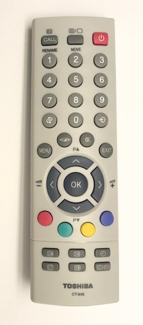 TELECOMANDO TOSHIBA CT-848