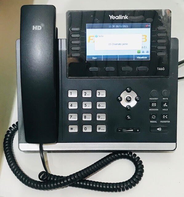 TELEFONO USATO YEALINK T46G VOIP