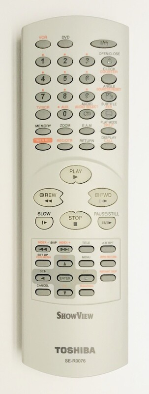 TELECOMANDO TOSHIBA SHOW VIEW SE-R0076