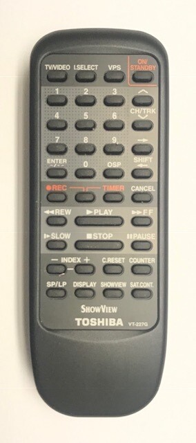 TELECOMANDO TOSHIBA SHOW VIEW VT-227G