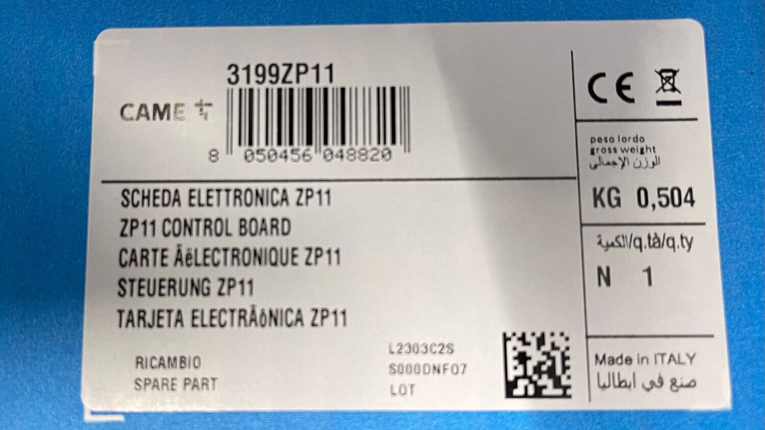SCHEDA ELETTRONICA ZP11