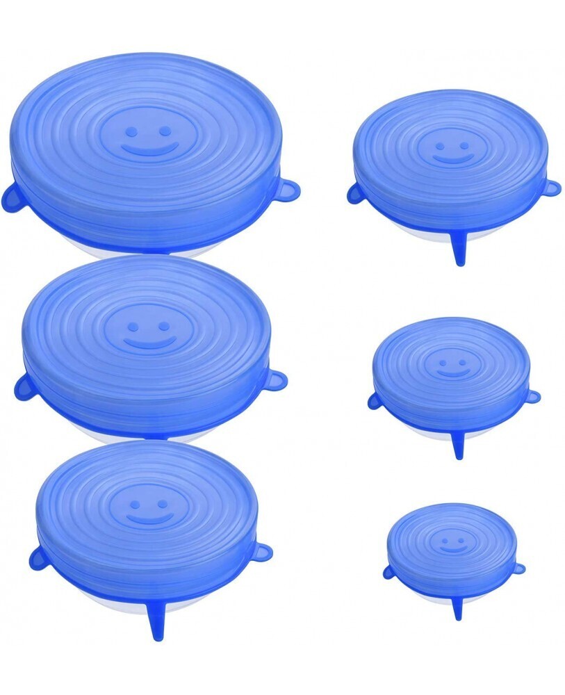 Silicone Lids (6) Square / Circle