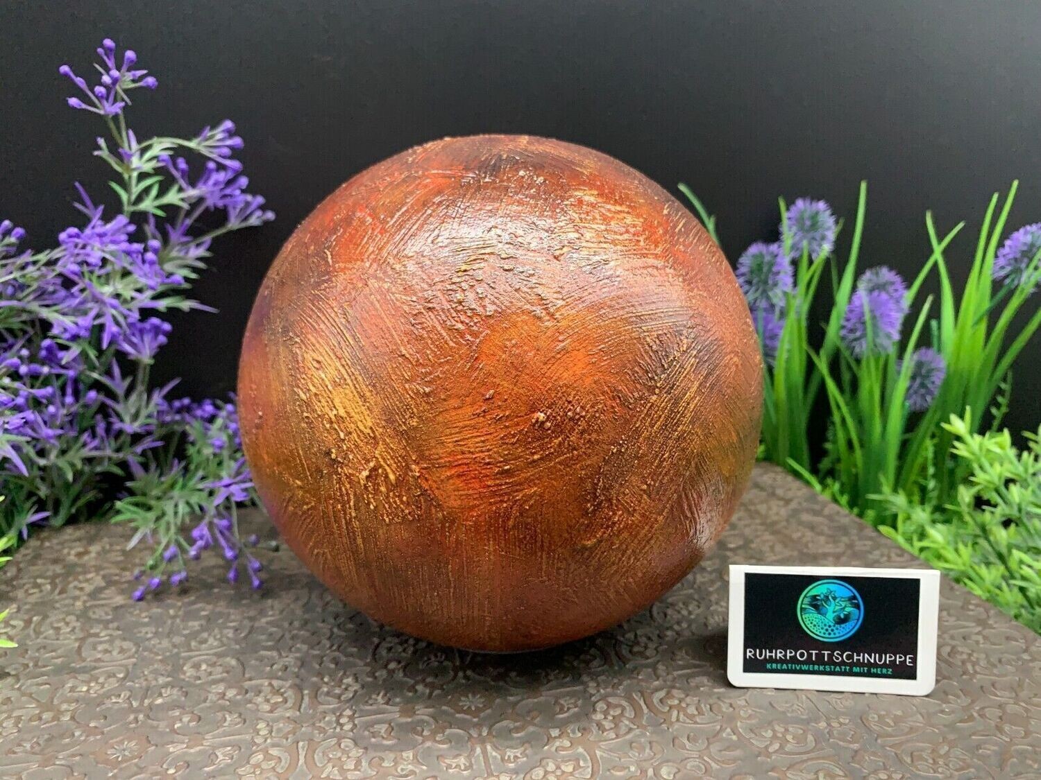 Liebevoll handgefertigte Tierurne "Golden Sunset" (1 Liter oder 2,1 Liter)