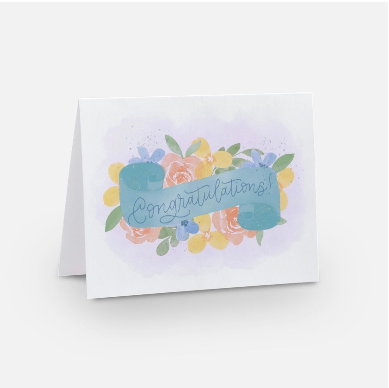 Floral Congratulations Ribbon