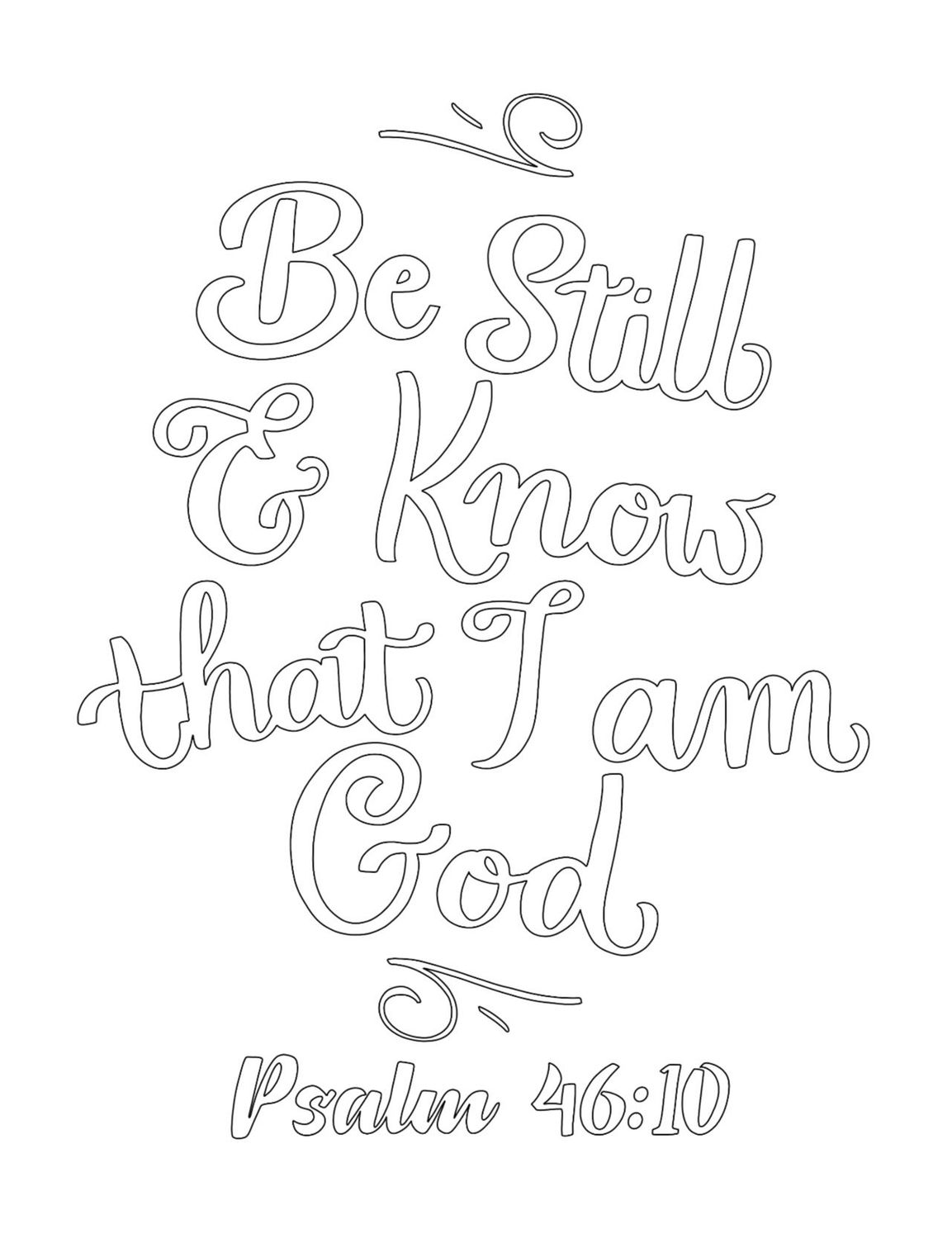 Psalm 46:10