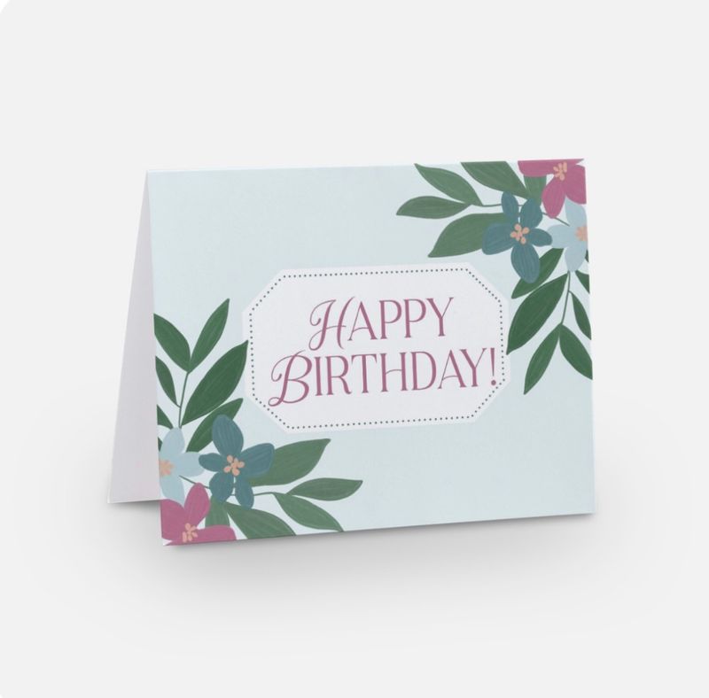 Happy Birthday Florals