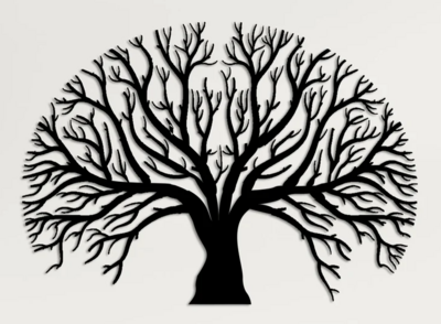 Tree of Life Wall art , Home décor metal