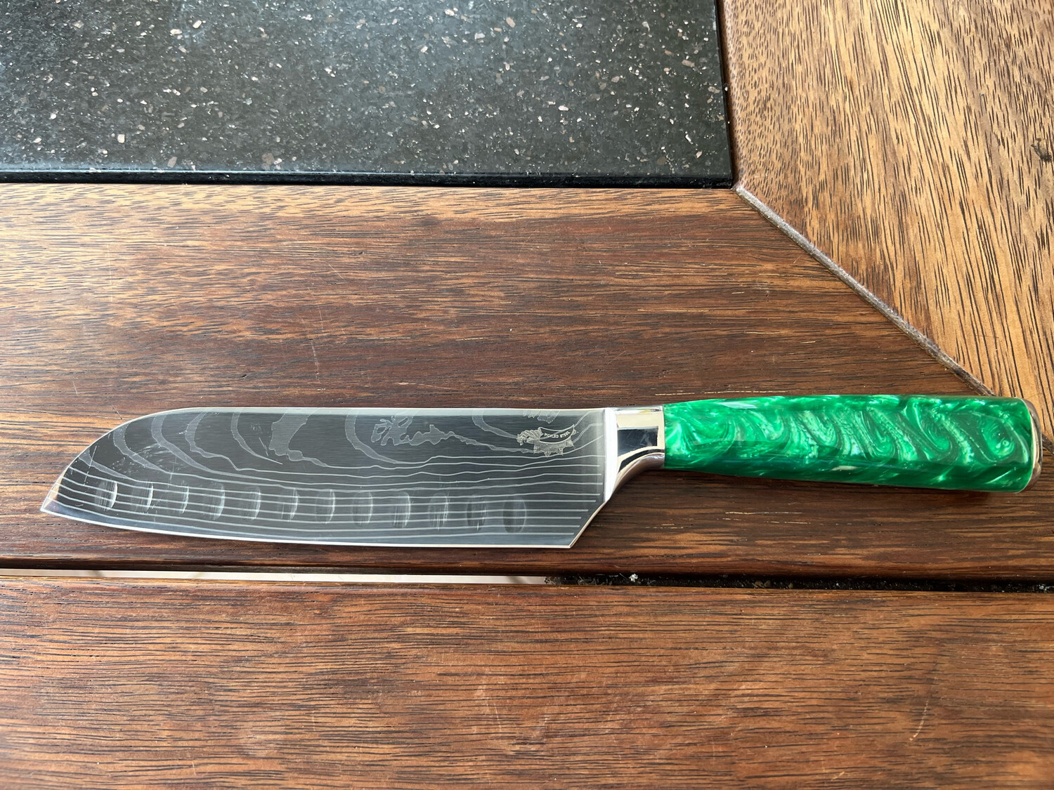 Santoku Knife Green
