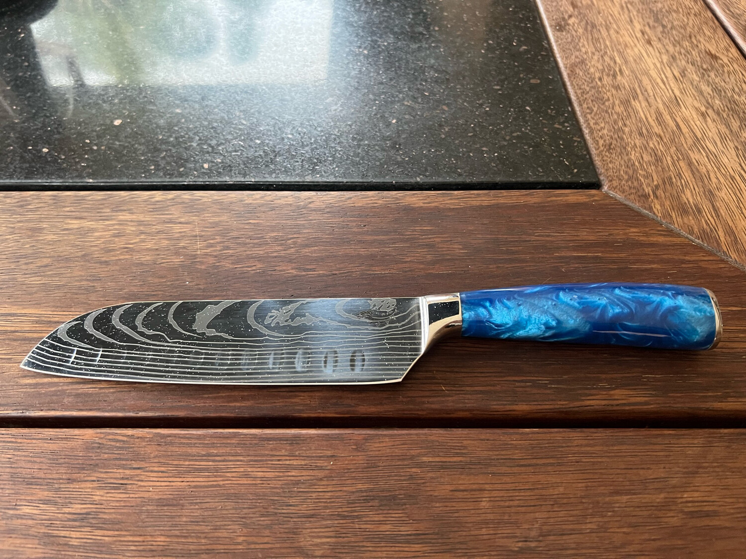 Santoku Knife Blue