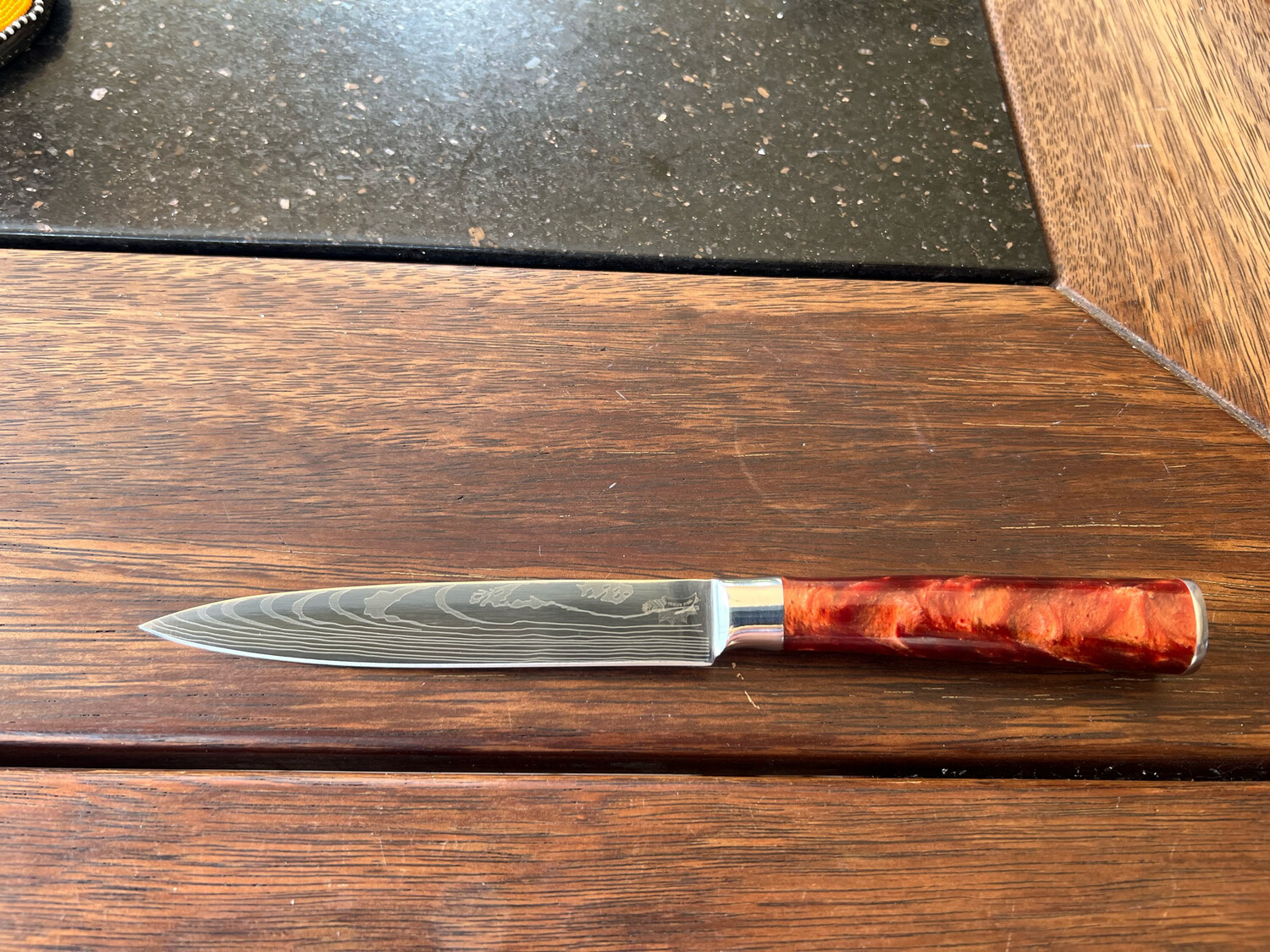 Utility Knife Red/Brown