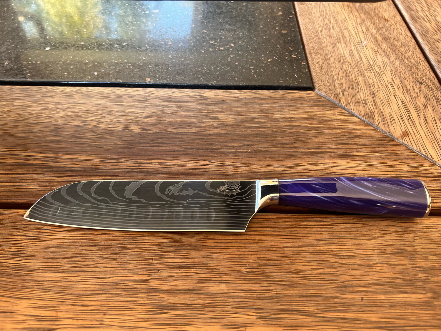 Santoku Knife Purple