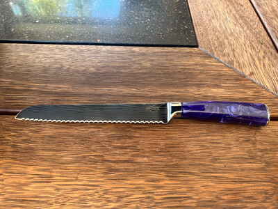 Serrated Knife Purple