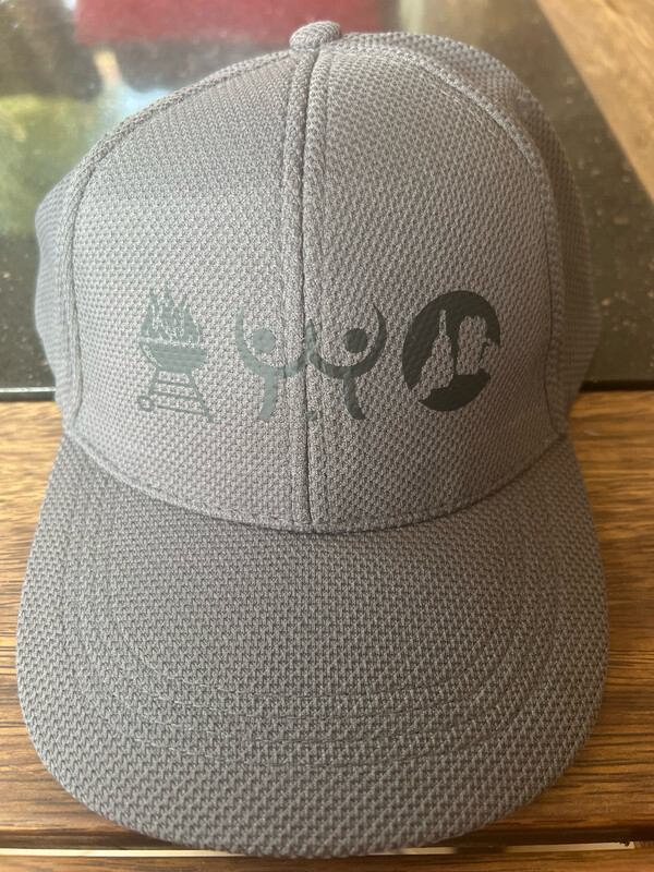 Podium Cap Grey &amp; Black Print BBB