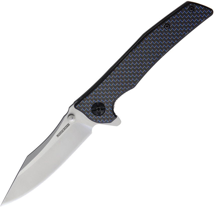 RR2082 - Rough Ryder Linerlock Blue G10/CF