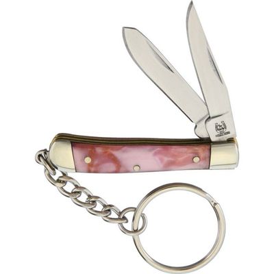 RR1552 - Rough Ryder Mini Trapper Keychain Pink
