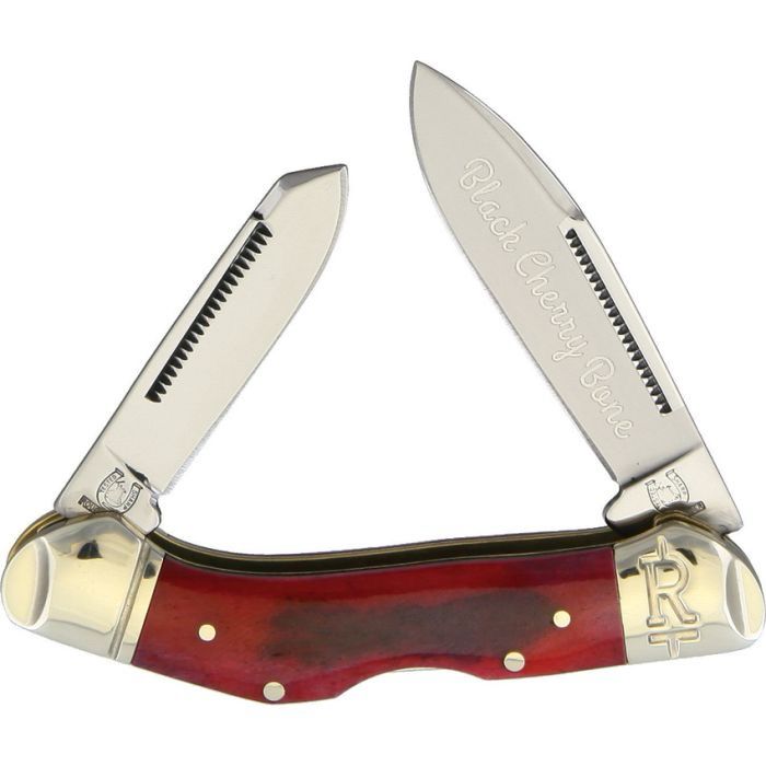 RR1661 - Rough Ryder Lockback Black Cherry Bone