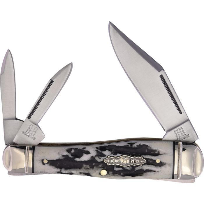 RR2574 - Rough Ryder Whittler Black Stag Bone