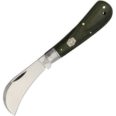 RR1993 - Rough Ryder Hawkbill Green Micarta