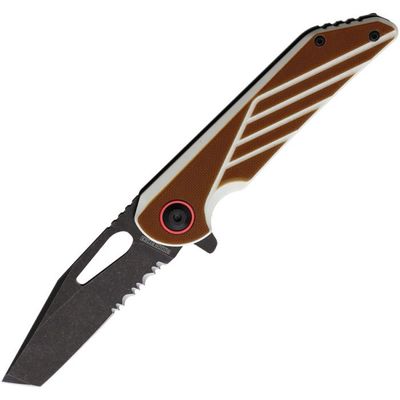 RR2535 - Rough Ryder Linerlock A/O White/Brown