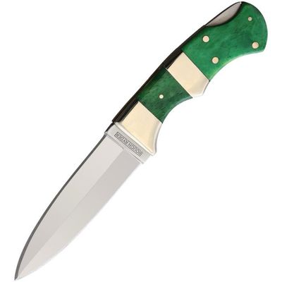 RR2000 - Rough Ryder Push Dagger Lockback Green