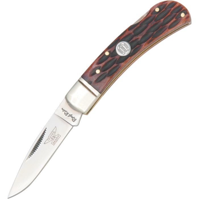 RR461 - Rough Ryder Lockback Amber Bone