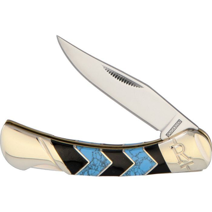 RR1576 - Rough Ryder Turquoise Peak Lockback