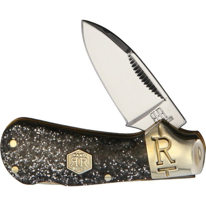 RR2011 - Rough Ryder Cub Lockback Silver Sparkle