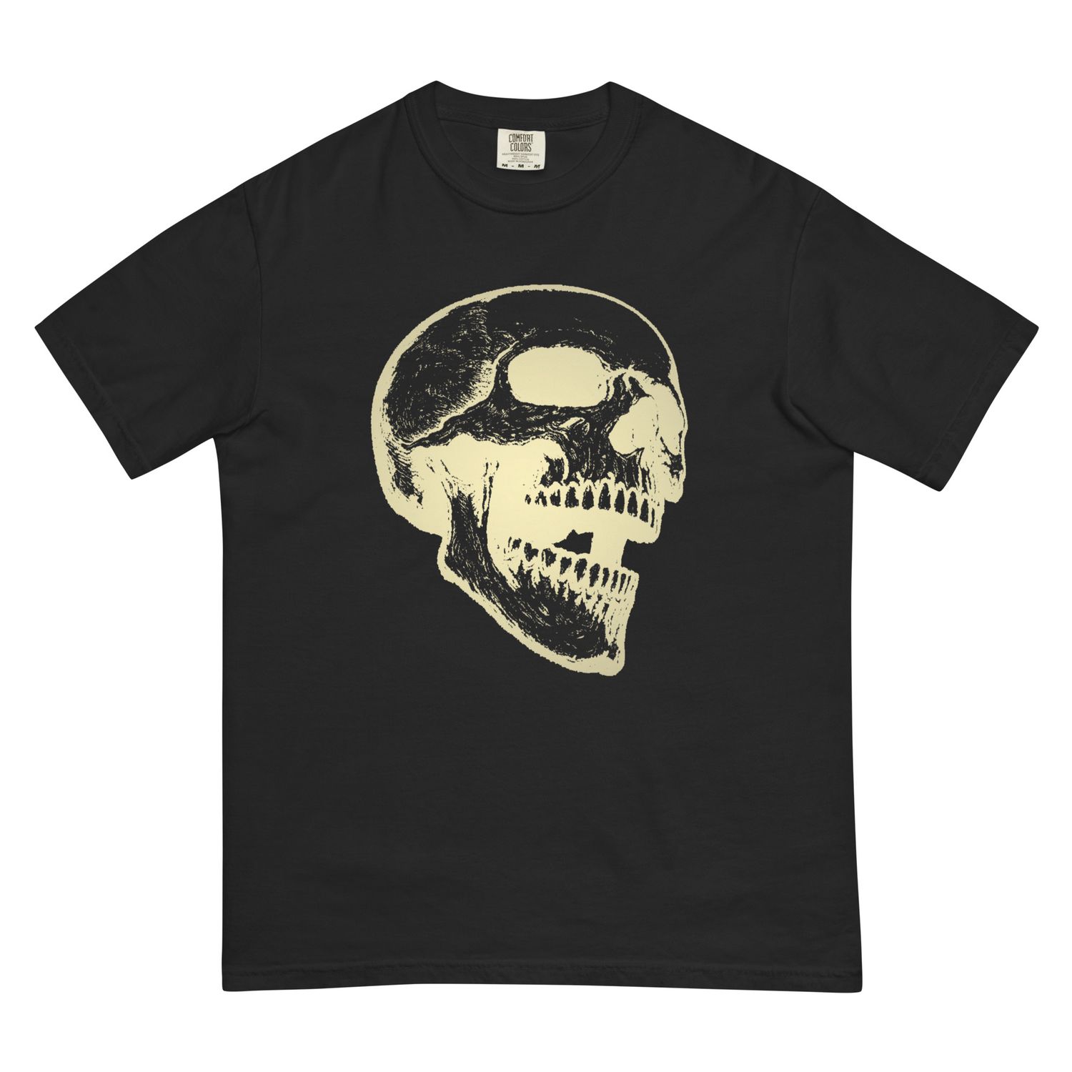 Blotted Skull Unisex Garment-Dyed Heavyweight Tee