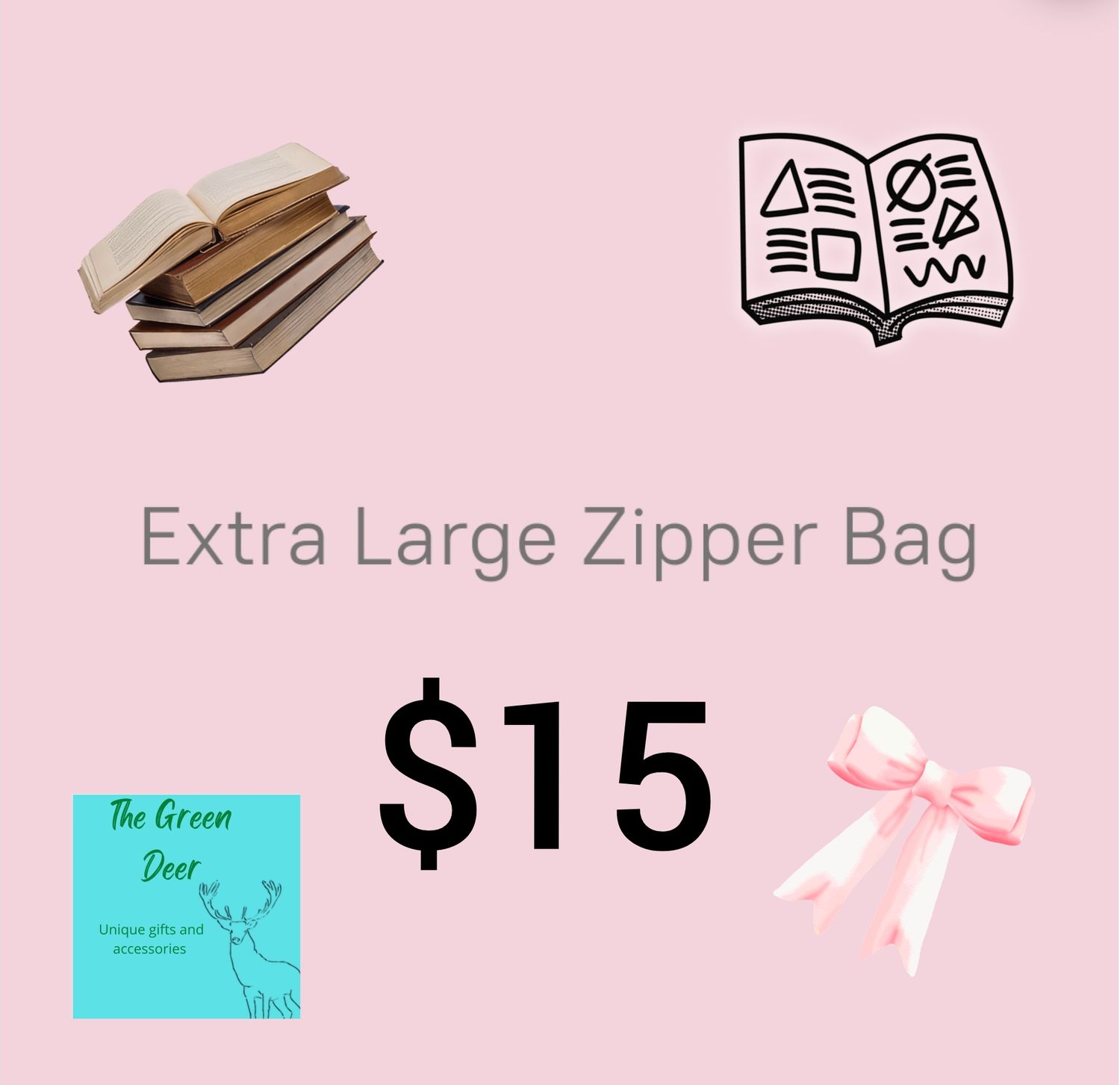 Extra Large Zipper Bag