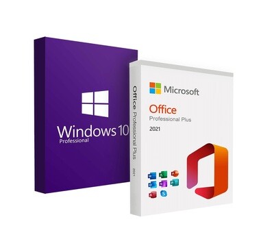 Windows 10 Pro + Office 2021 Professional Plus License Keys &amp; Download
