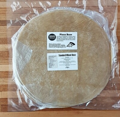 Standard Wheat Pizza Bases Pack 4 x 26cm