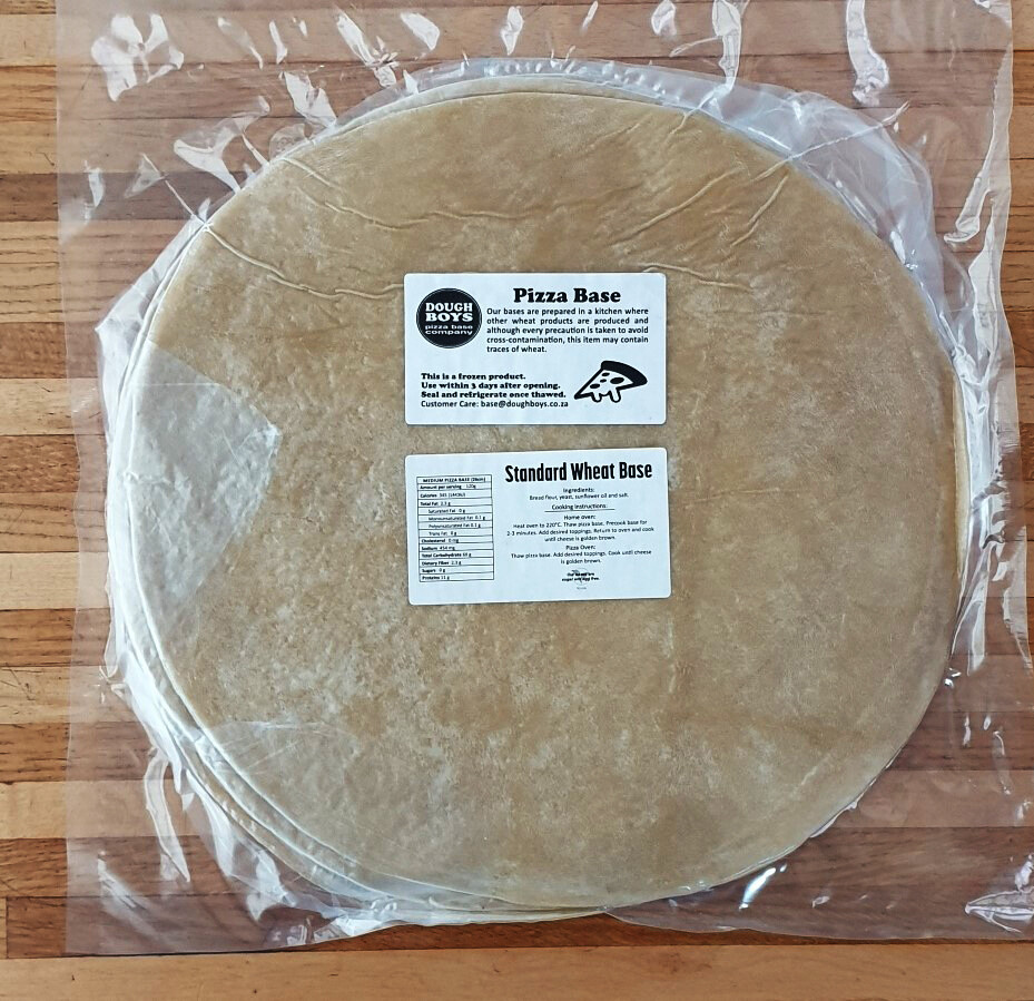 Standard Wheat Pizza Bases Pack 4 x 30cm