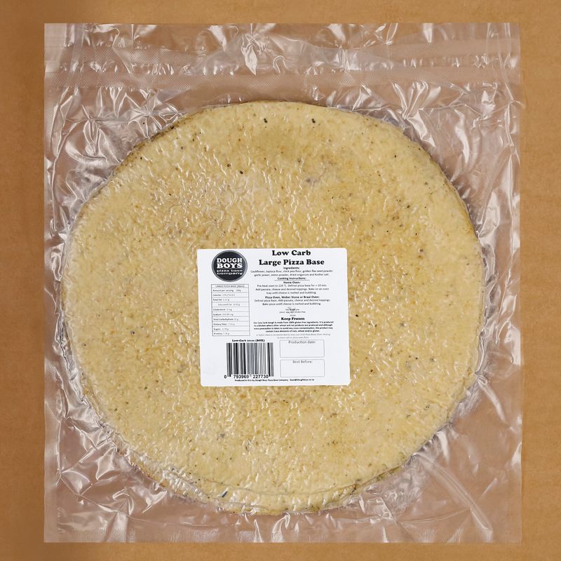 Low Carb Cauliflower Pizza Bases Pack 4 x 30cm