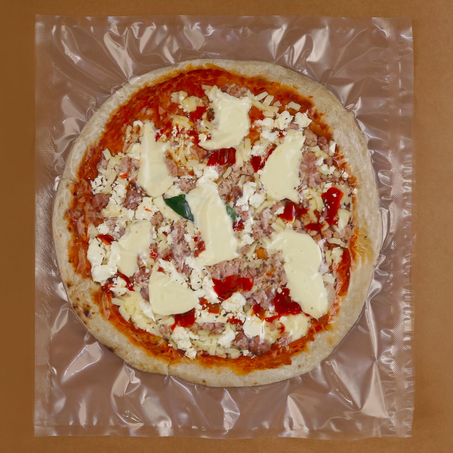 Neapolitan Bacon, Feta, Peppadew Pizza