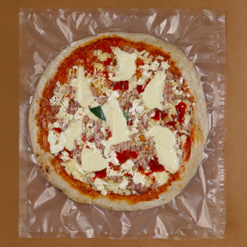 Neapolitan Bacon, Feta, Peppadew Pizza