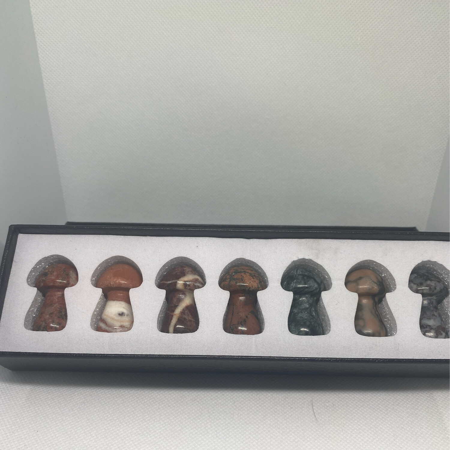 Jasper Crystal Mushrooms