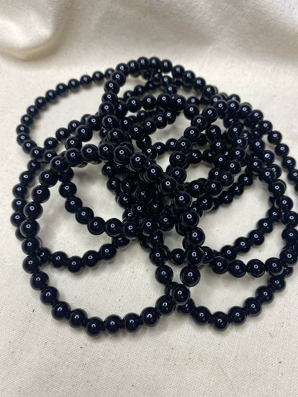 Obsidian Small Bead
