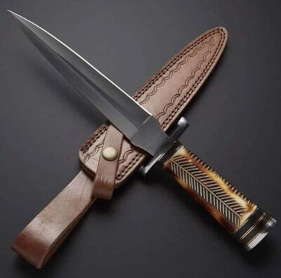 Damascus Steel Dagger Knife