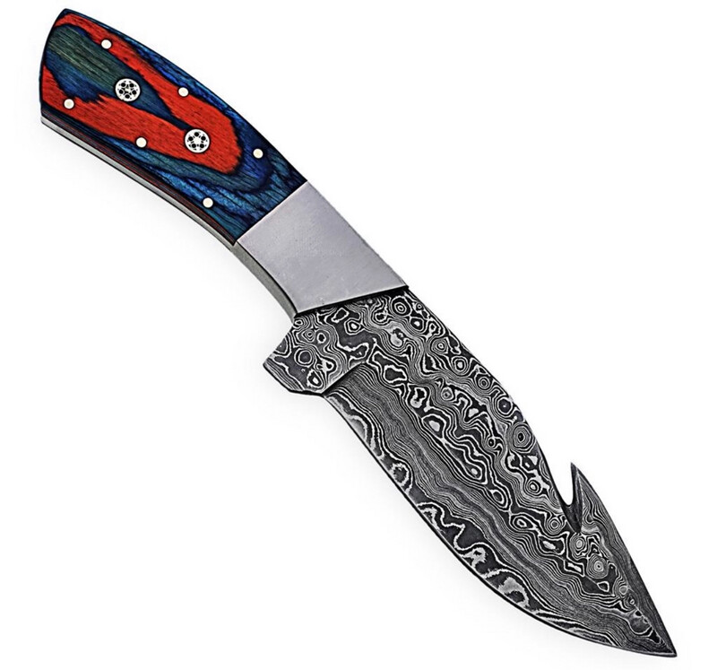 Damascus Steel Hunting Knife