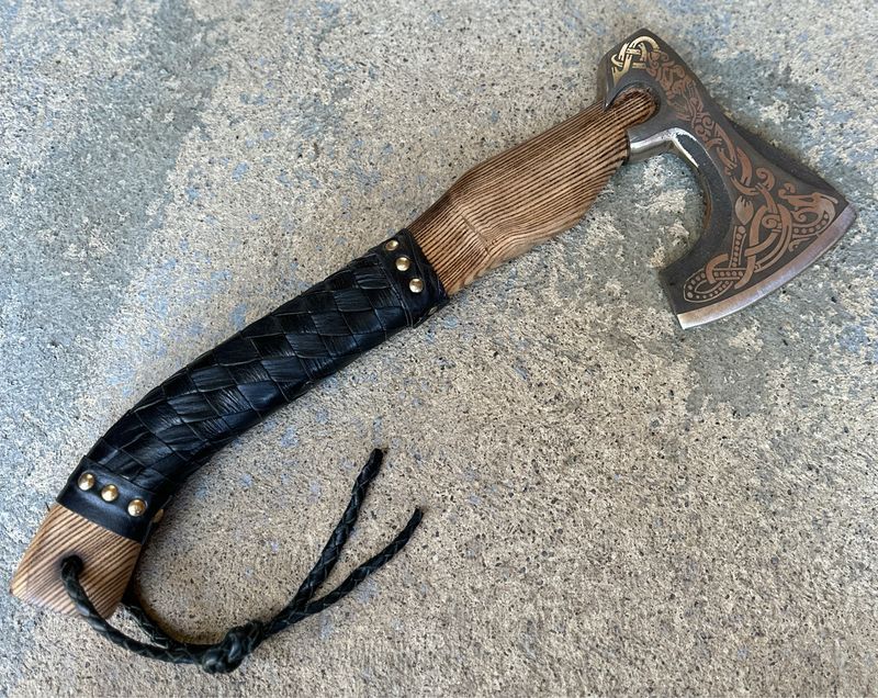 Custom Forged Viking Axe