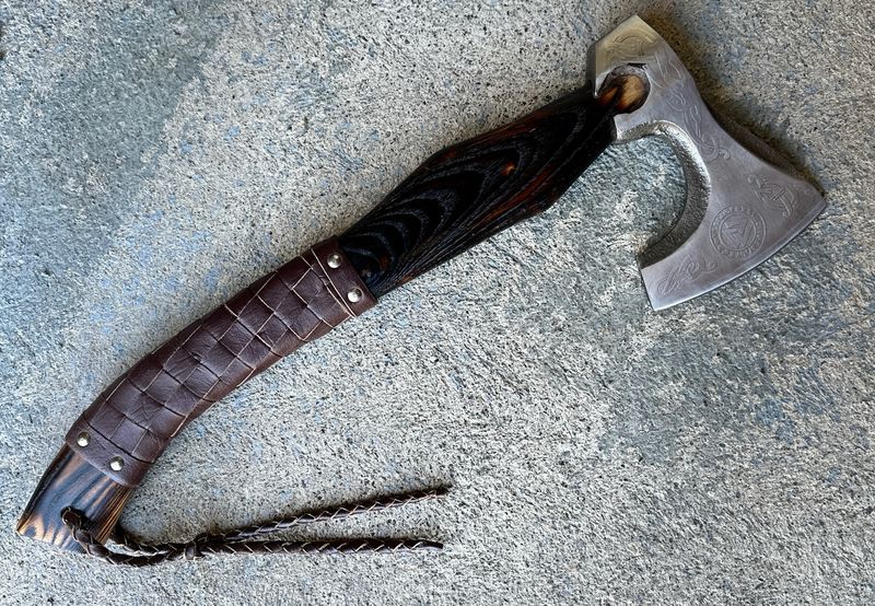 Custom Forged Viking Axe