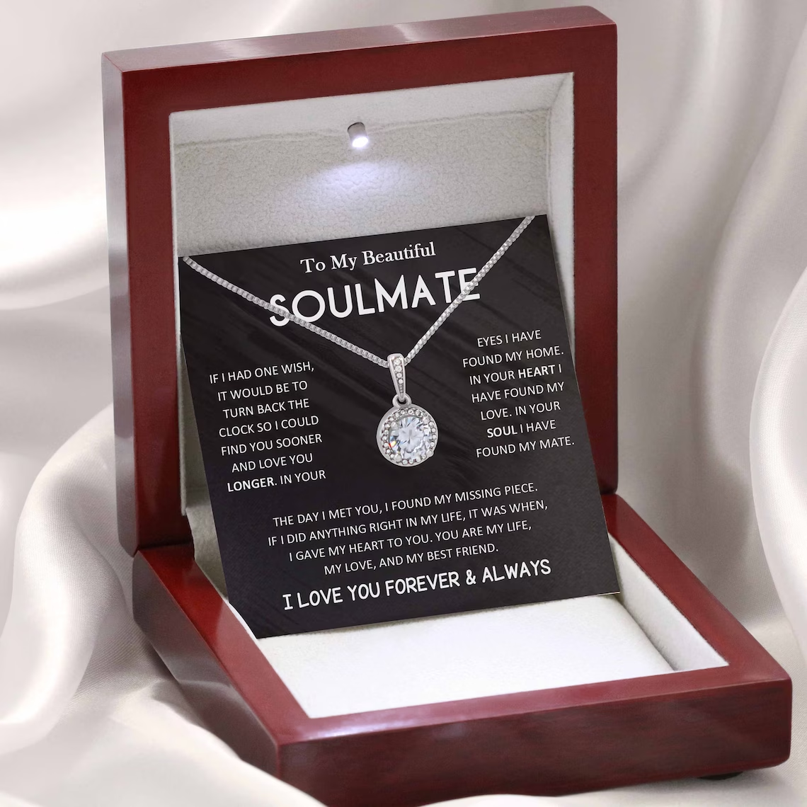 Soulmate Necklace - Sweet Valentines Day Gift