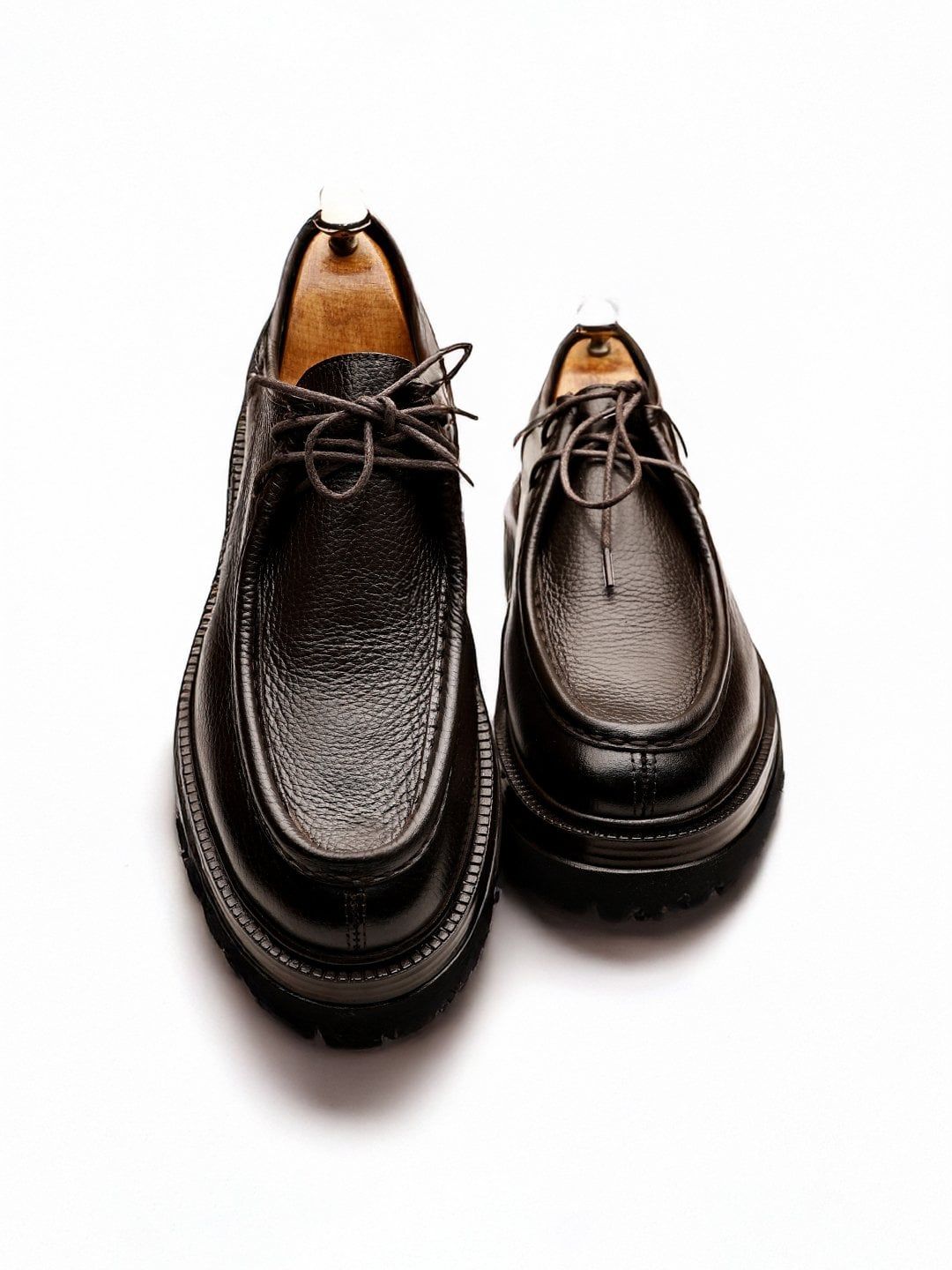 COFFEE NEPAL W GENUINE LEATHER CASUAL SHOES